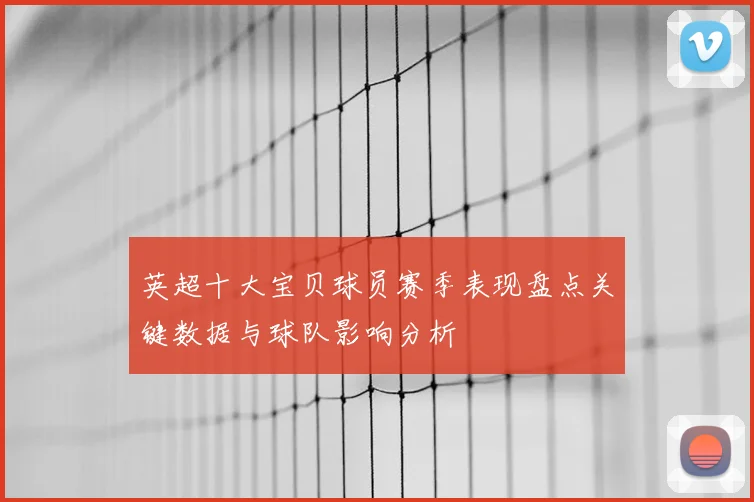 英超十大宝贝球员赛季表现盘点关键数据与球队影响分析