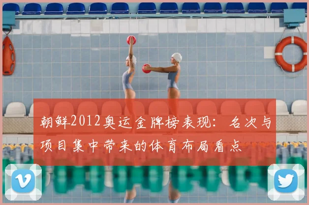 朝鲜2012奥运金牌榜表现：名次与项目集中带来的体育布局看点